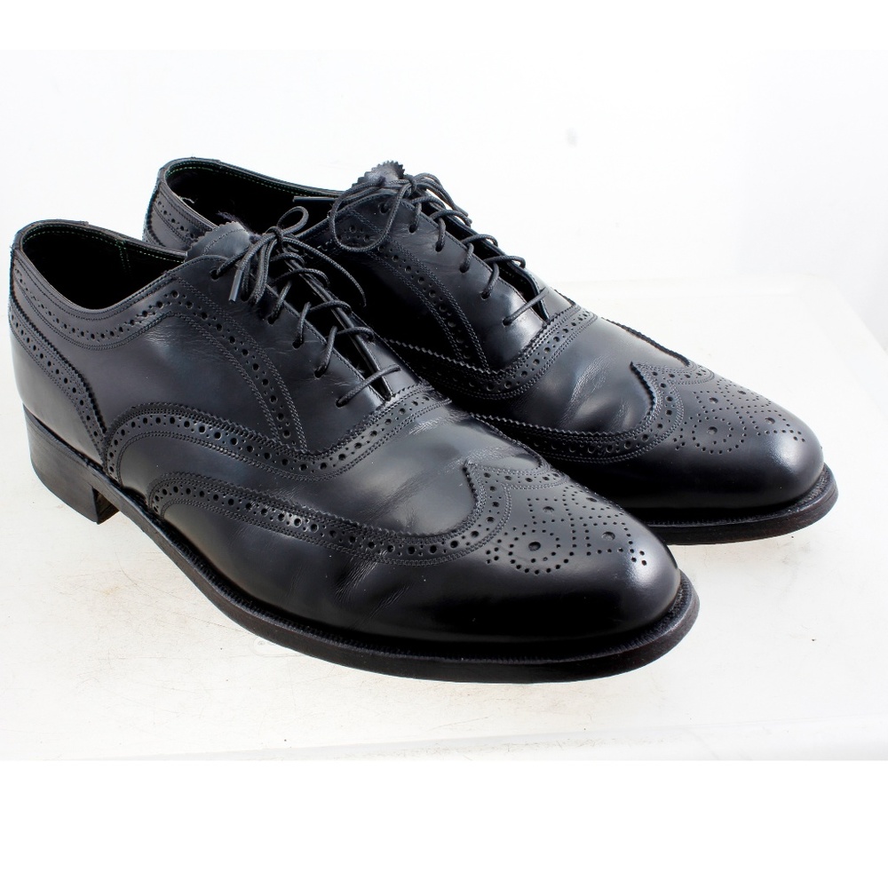 FLORSHEIM Royal Imperial 11.5 D Rich Black Wingtip